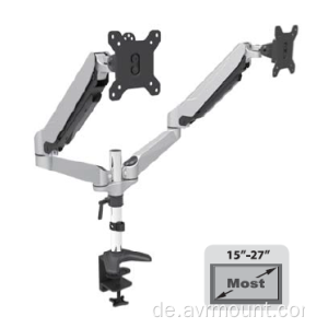 Dual Screen Desktop Mount für 10 &quot;-27&quot; Monitor Aluminium